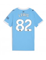 Manchester City Rico Lewis #82 Hjemmedrakt Dame 2025-26 Korte ermer
